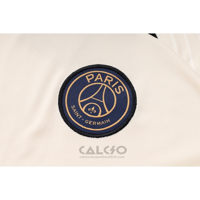 Tuta da Track Paris Saint-Germain Manica Corta 2023-2024 Albicocca - Pantaloncini